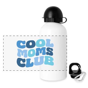 Club des mamans cool - Gourde panoramique avec couvercle 500 ml - blanc - Devant