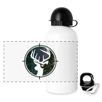 Hunter - Hunting - Deer - Panoramic Thermal Bottle with Lid 500 ml - white - Front