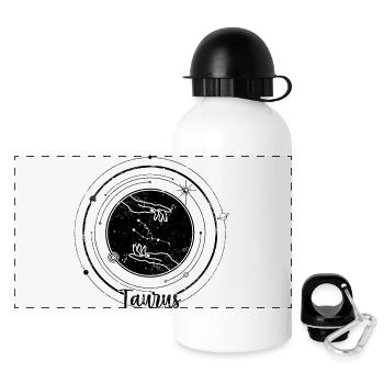 Midnight Spark Emblem - Panoramic Thermal Bottle with Lid 500 ml - white - Front