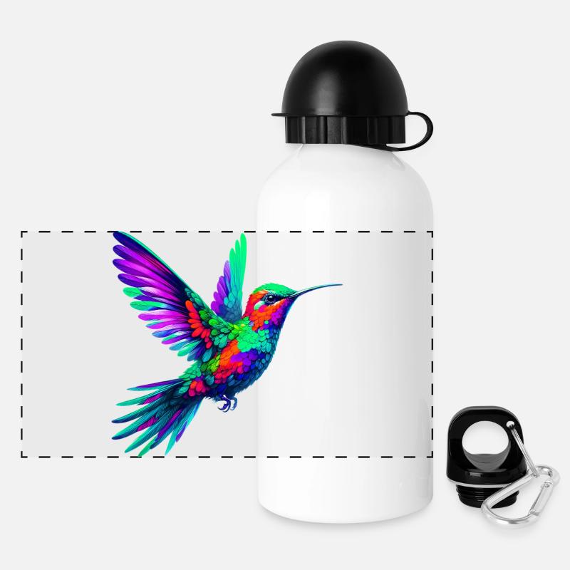 Kolibri - Panoramisk termosflaska med lock 500 ml - vit