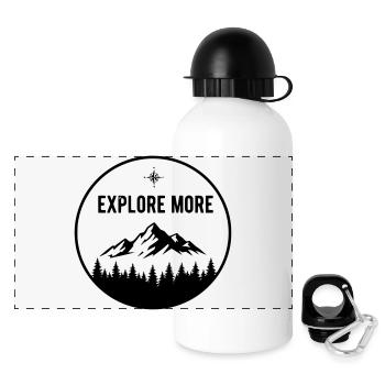 Explorer - Panoramic Thermal Bottle with Lid 500 ml - white - Front