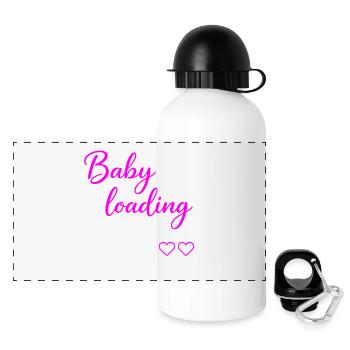 Chargement de bébé - Gourde panoramique avec couvercle 500 ml - blanc - Devant