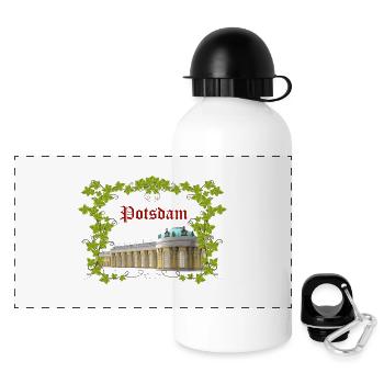 Potsdam - Panoramic Thermal Bottle with Lid 500 ml - white - Front