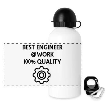 Technician and Engineer - Panoramic Thermal Bottle with Lid 500 ml - white - Front