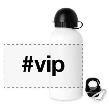 VIP - Panorama Trinkflasche mit Deckel 500 ml - Weiß - Vorne