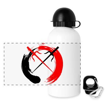 Ensozen sai - Panorama Trinkflasche mit Deckel 500 ml - Weiß - Vorne
