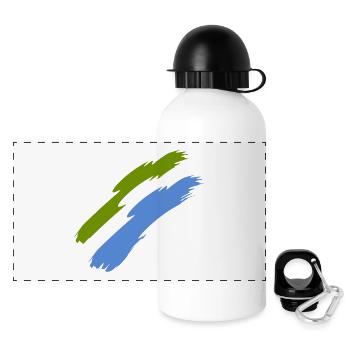 Sierra Leone - Panorama Trinkflasche mit Deckel 500 ml - Weiß - Vorne