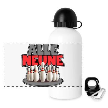 All Nines - Panoramic Thermal Bottle with Lid 500 ml - white - Front