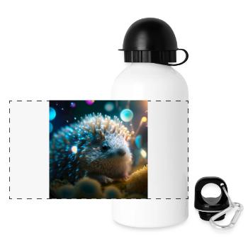 Photo macro creature 03 - Panoramic Thermal Bottle with Lid 500 ml - white - Front