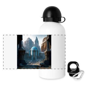 City 01 - Gourde panoramique avec couvercle 500 ml - blanc - Devant