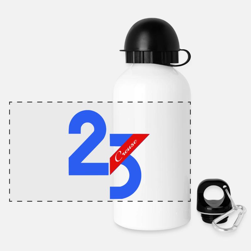 Creuse - Panoramic Thermal Bottle with Lid 500 ml - white