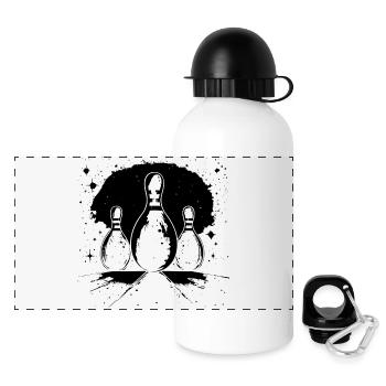 Bowling - Panoramic Thermal Bottle with Lid 500 ml - white - Front
