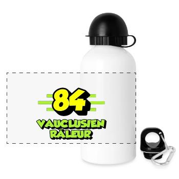Klagender Vaucluse - Panorama Trinkflasche mit Deckel 500 ml - Weiß - Vorne