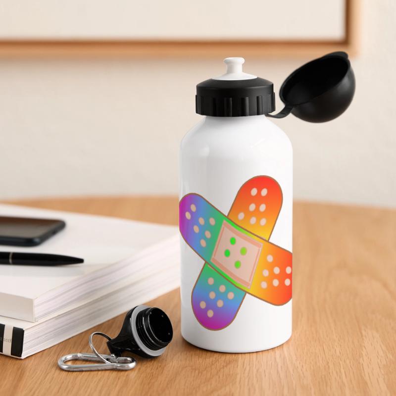 RAINBOW PATCH Panoramic Thermal Bottle with Lid 500 ml