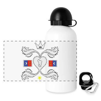 T SHIRT 976 MAYOTTE - Panoramic Thermal Bottle with Lid 500 ml - white - Front