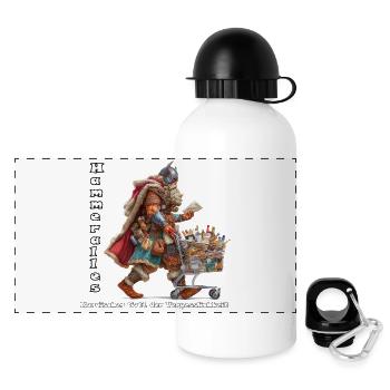 Norse Deity of Memory Weakness - Panoramic Thermal Bottle with Lid 500 ml - white - Front