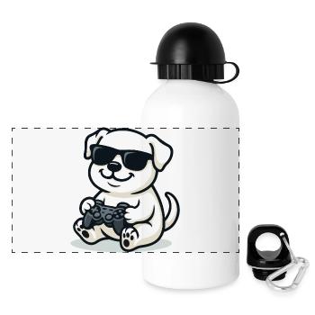 Controller Pup - Panoramic Thermal Bottle with Lid 500 ml - white - Front
