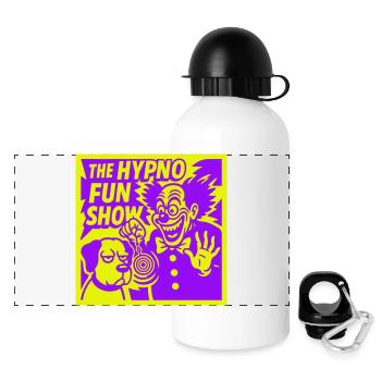 Hypno Fun Show - Panoramic Thermal Bottle with Lid 500 ml - white - Front