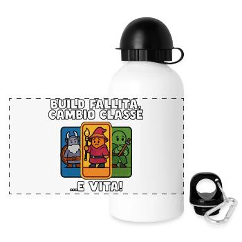 Multiclass Survival - Panoramic Thermal Bottle with Lid 500 ml - white - Front