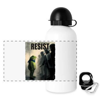 Frog Resist Portland - Panorama Trinkflasche mit Deckel 500 ml - Weiß - Vorne