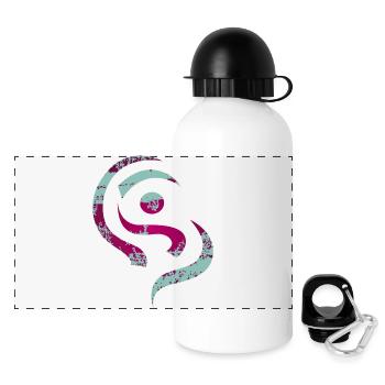 yoga_design_13 - Panoramic Thermal Bottle with Lid 500 ml - white - Front
