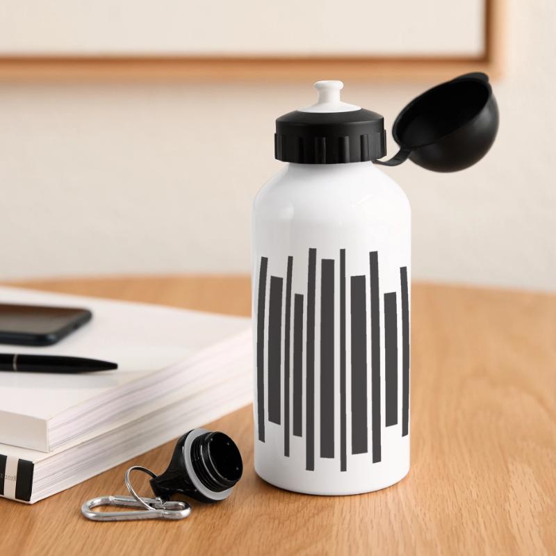 Geometric Equalizer Pulse Panoramic Thermal Bottle with Lid 500 ml