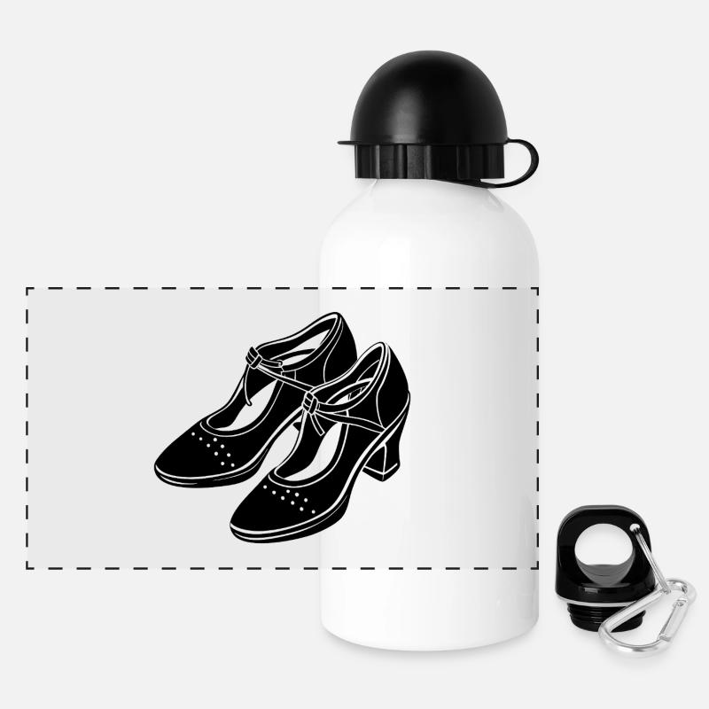 Dance shoes - Panoramic Thermal Bottle with Lid 500 ml - white