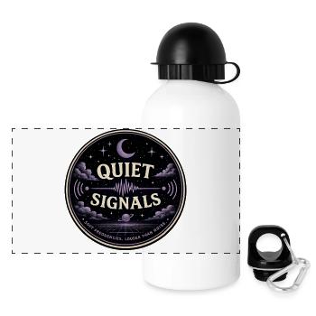 Quiet Signals Cosmos Night - Panoramic Thermal Bottle with Lid 500 ml - white - Front