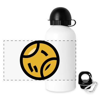 Balle de tennis Jouet pour chien Jeu sportif - Gourde panoramique avec couvercle 500 ml - blanc - Devant