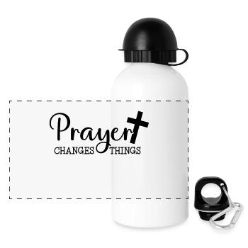 Prayer changes - Panoramic Thermal Bottle with Lid 500 ml - white - Front