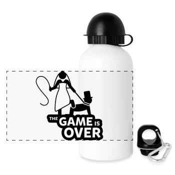 game over junggesellenabschied - Panorama Trinkflasche mit Deckel 500 ml - Weiß - Vorne