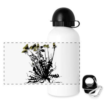 Dandelion energy - Panoramic Thermal Bottle with Lid 500 ml - white - Front