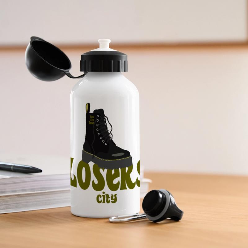 Odio questa città Perdenti città doc edition Borraccia termica panoramica con tappo 500 ml