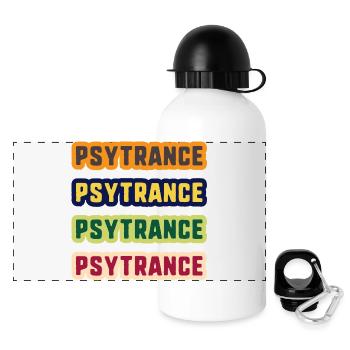 Psytrance Color Stack - Panoramic Thermal Bottle with Lid 500 ml - white - Front