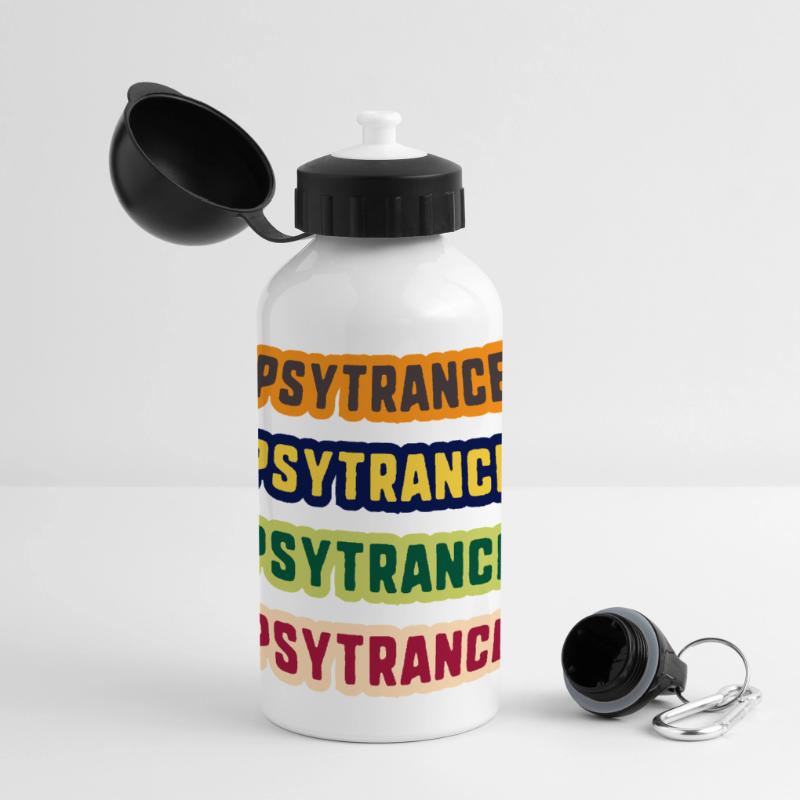 Psytrance Color Stack Panoramic Thermal Bottle with Lid 500 ml