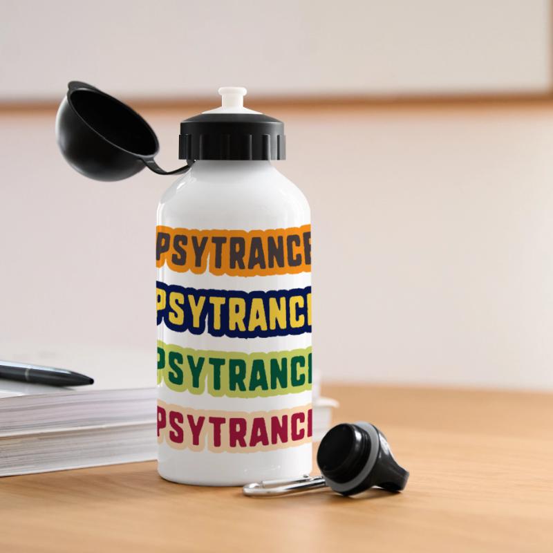 Psytrance Color Stack Panoramic Thermal Bottle with Lid 500 ml