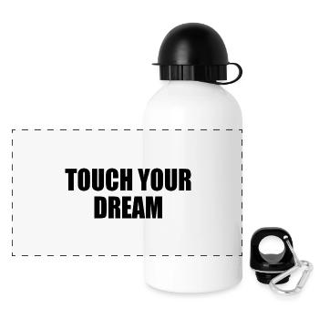 touch your dream - Panoramic Thermal Bottle with Lid 500 ml - white - Front