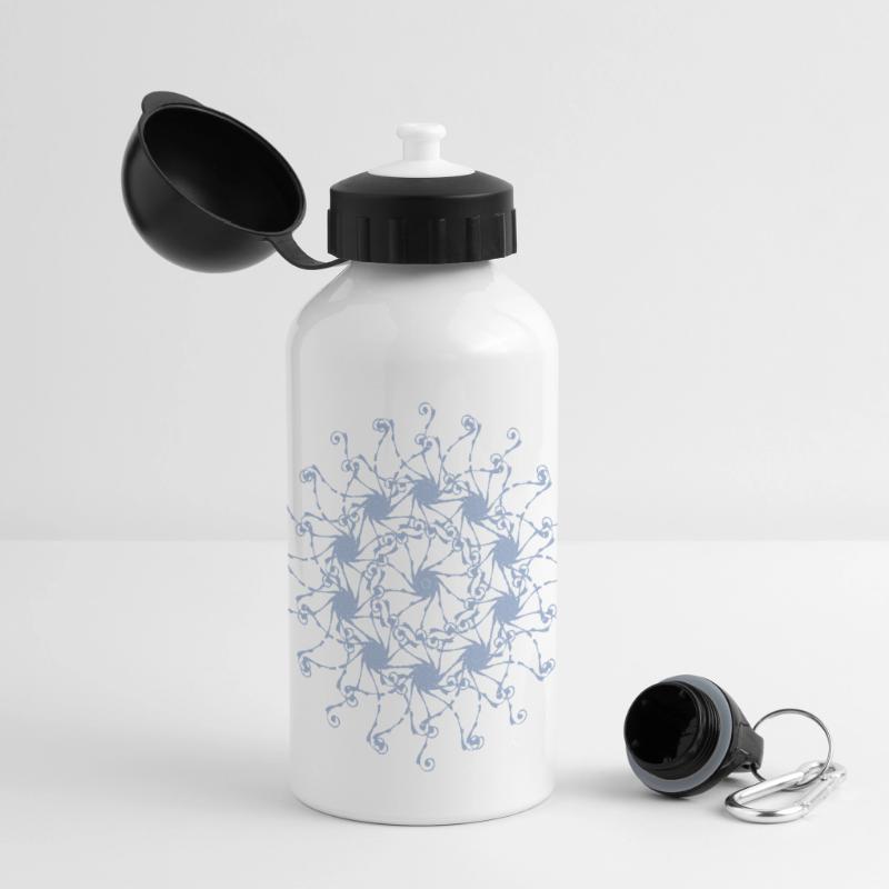Mandala | Random patterns rotated Panoramic Thermal Bottle with Lid 500 ml