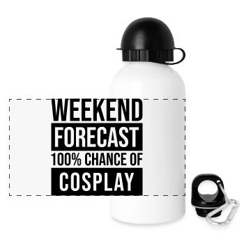 Cosplay - Panoramic Thermal Bottle with Lid 500 ml - white - Front