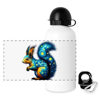 Squirrel - Panoramic Thermal Bottle with Lid 500 ml - white - Front