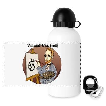 Vincent VanGoth - Panoramic Thermal Bottle with Lid 500 ml - white - Front