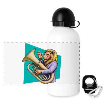TUBIST - sound & vision - Panoramic Thermal Bottle with Lid 500 ml - white - Front