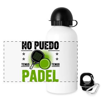 Je ne peux pas avoir Padel Gift Padelist - Gourde panoramique avec couvercle 500 ml - blanc - Devant