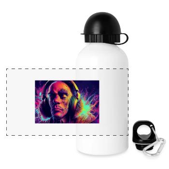 MusicPsychodelic - Panorama Trinkflasche mit Deckel 500 ml - Weiß - Vorne