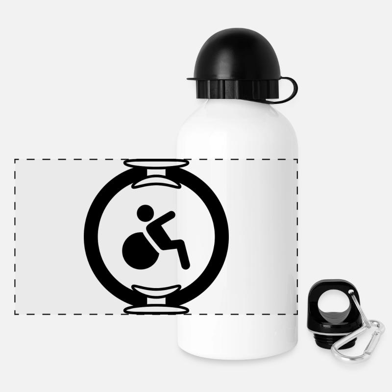 Pilates - Panoramic Thermal Bottle with Lid 500 ml - white