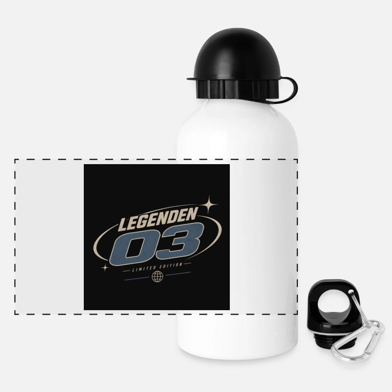 Legends 03 – Édition limitée - Gourde panoramique avec couvercle 500 ml - blanc