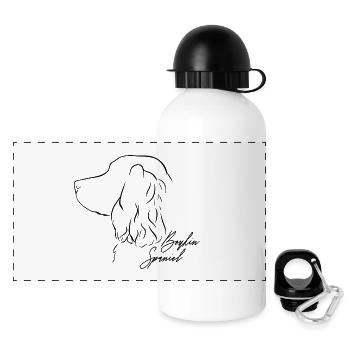 Boykin Spaniel Profil Chien Chien Wilsigns - Gourde panoramique avec couvercle 500 ml - blanc - Devant