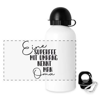 Déclaration de Granny Superfee - Gourde panoramique avec couvercle 500 ml - blanc - Devant