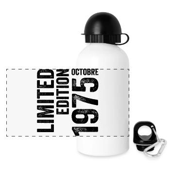 1975 - Panoramic Thermal Bottle with Lid 500 ml - white - Front