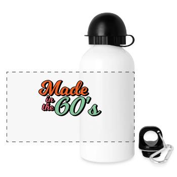 made in the 60s - Panoramic Thermal Bottle with Lid 500 ml - white - Front